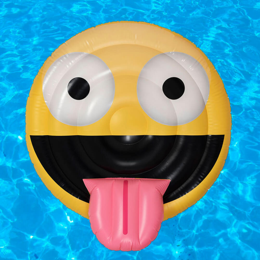 Colchoneta Emoticono sonrisa hinchable