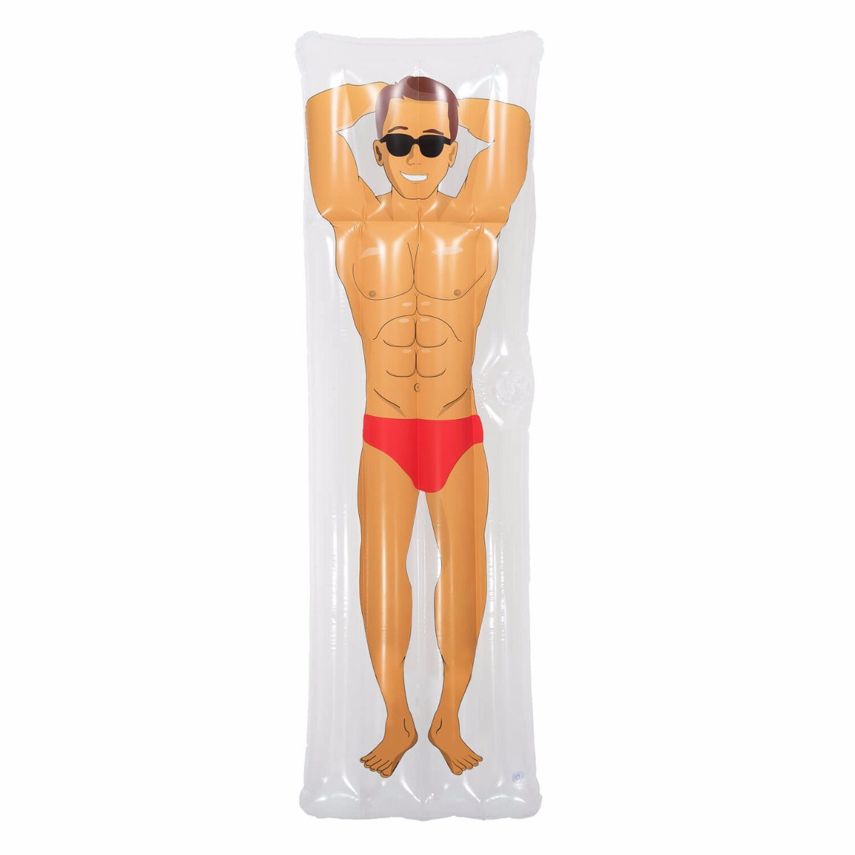 Colchoneta hombre sexy estirado
