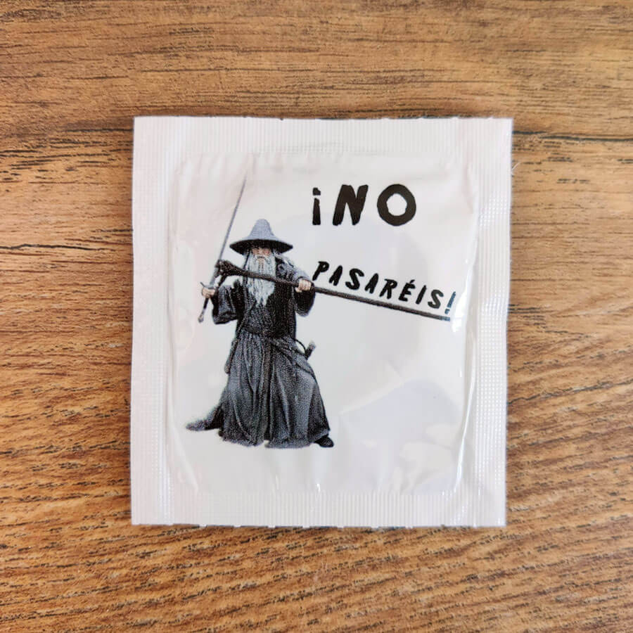 preservativo Gandalf NO pasaréis