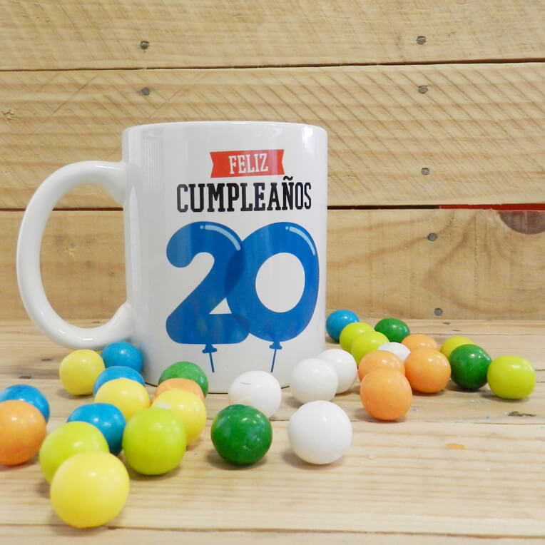 Taza 20 cumpleaños