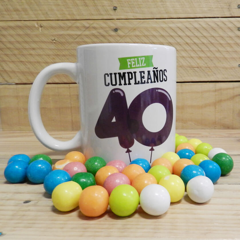 Taza 40 cumpleaños