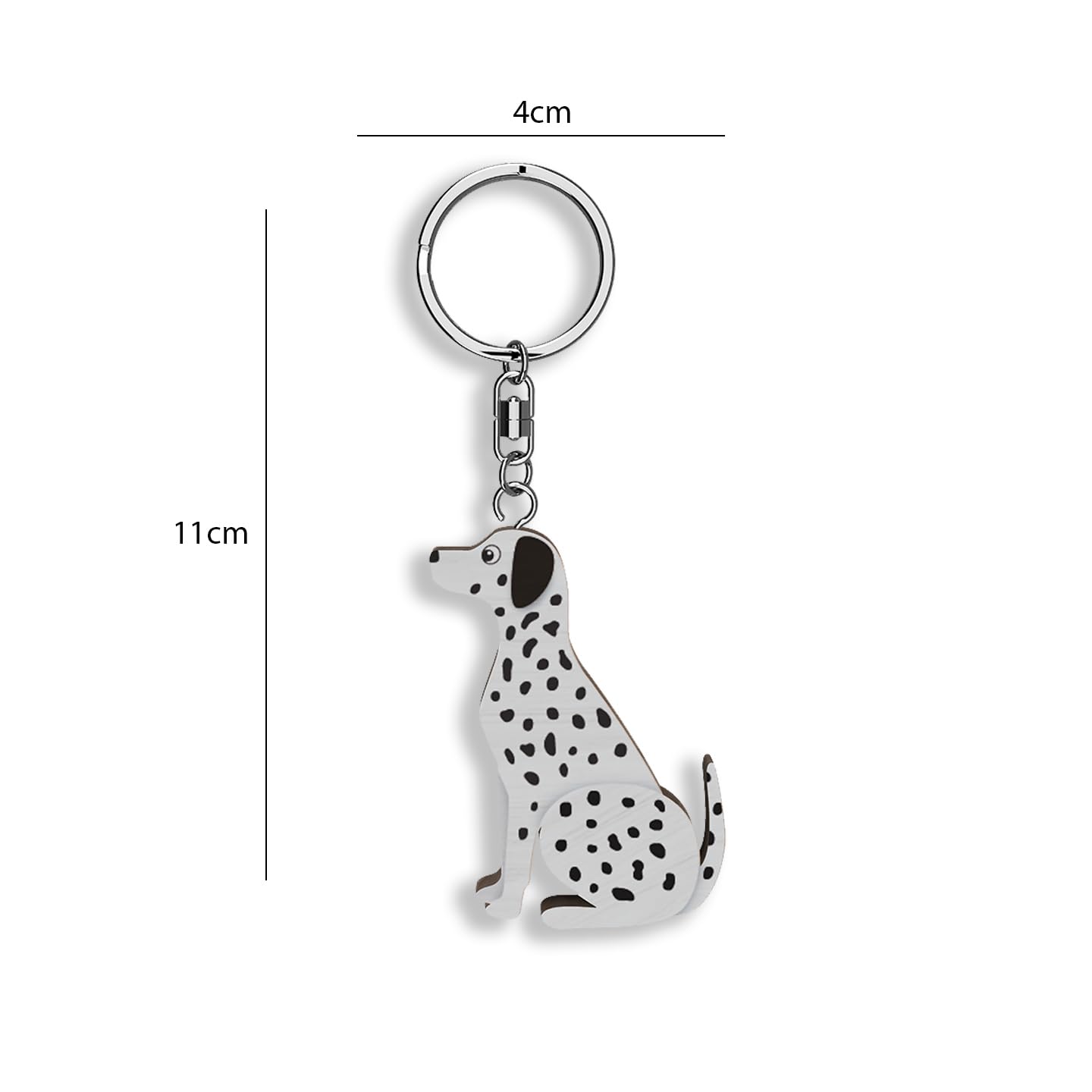 Llavero de madera con forma de Perrito (varios modelos)
