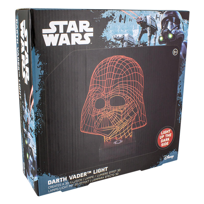 Lámpara ambiental casco Darth Vader rojo