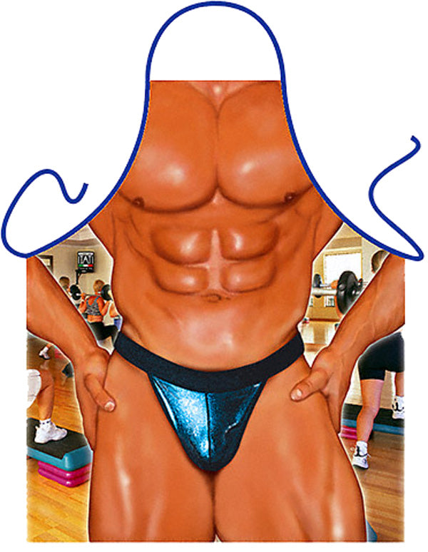 Delantal sexy Mr. Fitness
