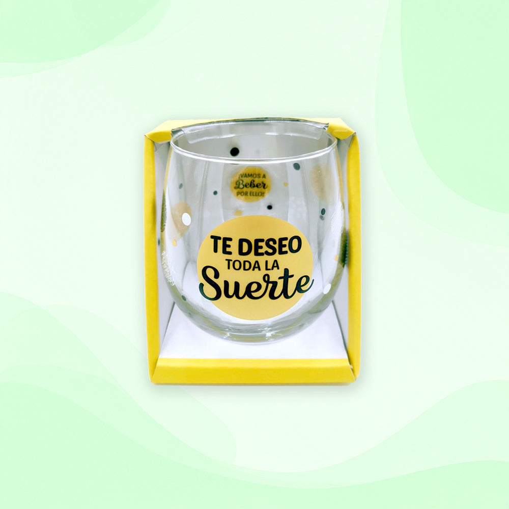 Vaso Te Deseo toda la Suerte