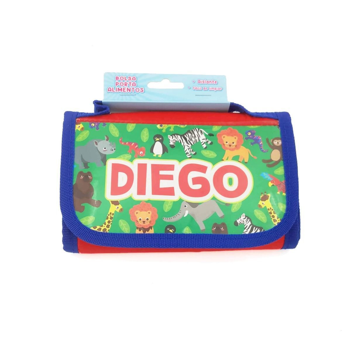 Bolsa térmica infantil porta alimentos con nombres de Niño