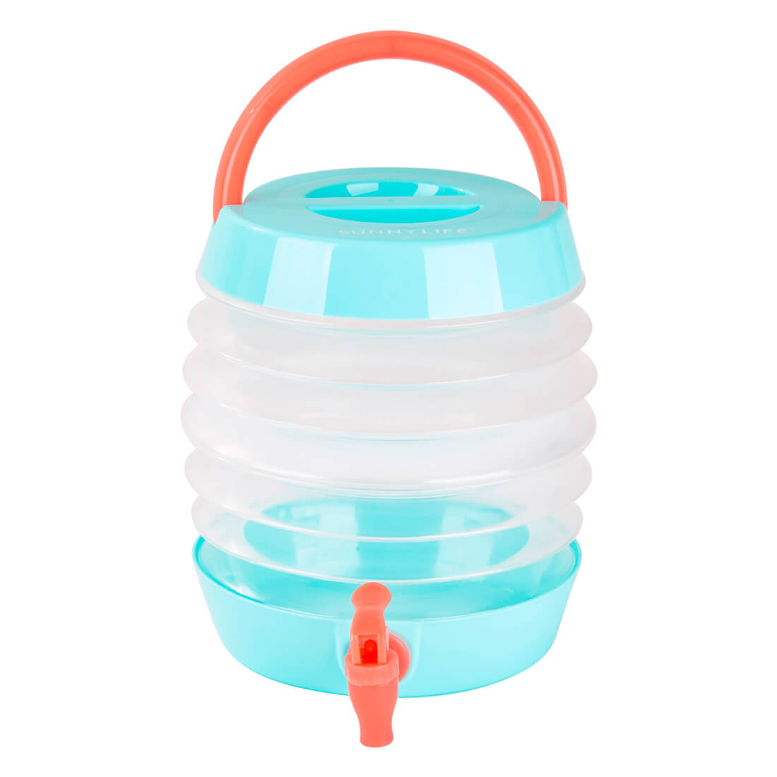Dispensador de Bebidas plegable Turquesa vacío