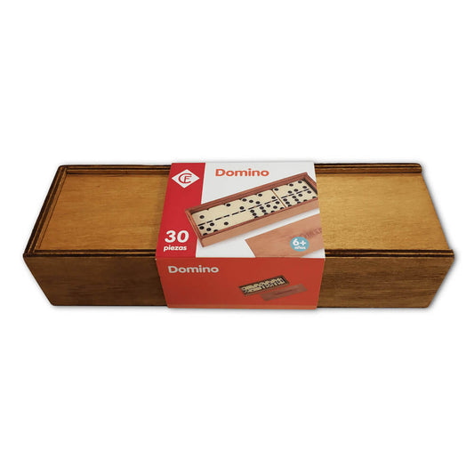 Juego clásico del Dominó en cajita de madera