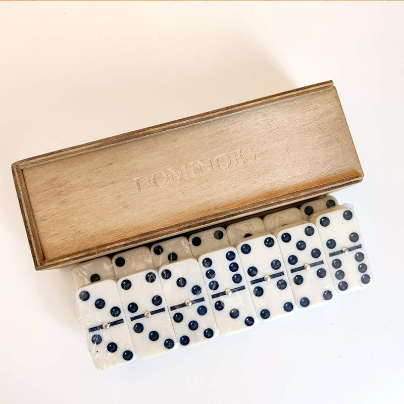 Juego clásico del Dominó en cajita de madera