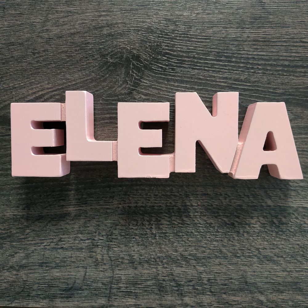 Nombres de chica para decorar de madera MDF