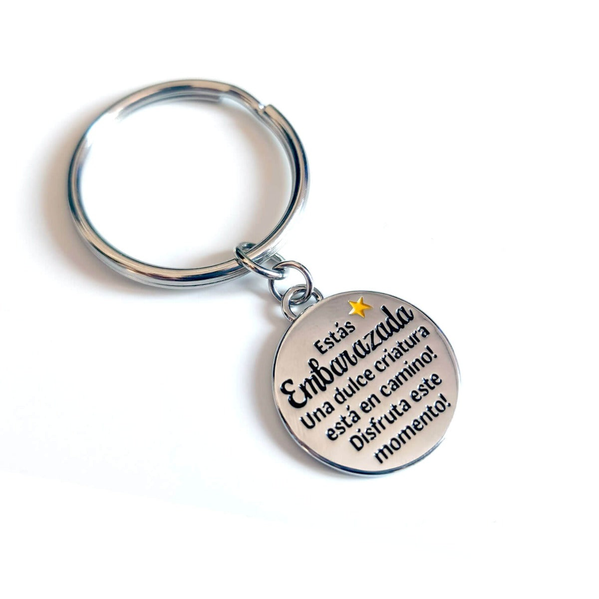 Charm "Estás embarazada. Una dulce criatura está en mamino! Disfruta este momento!"