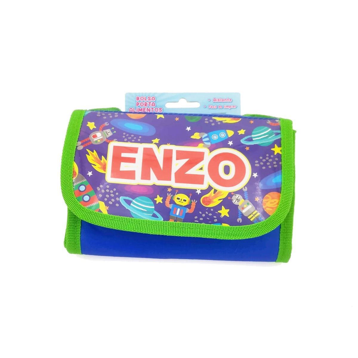 Bolsa térmica infantil porta alimentos con nombres de Niño