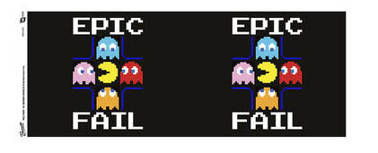 Taza Pac-Man Epic Fail