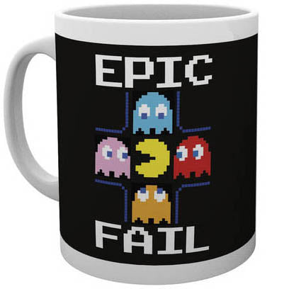 Taza Pac-Man Epic Fail