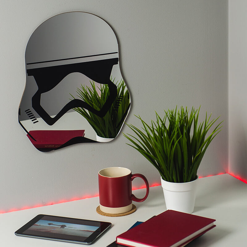 Espejo casco StormTrooper de Star Wars