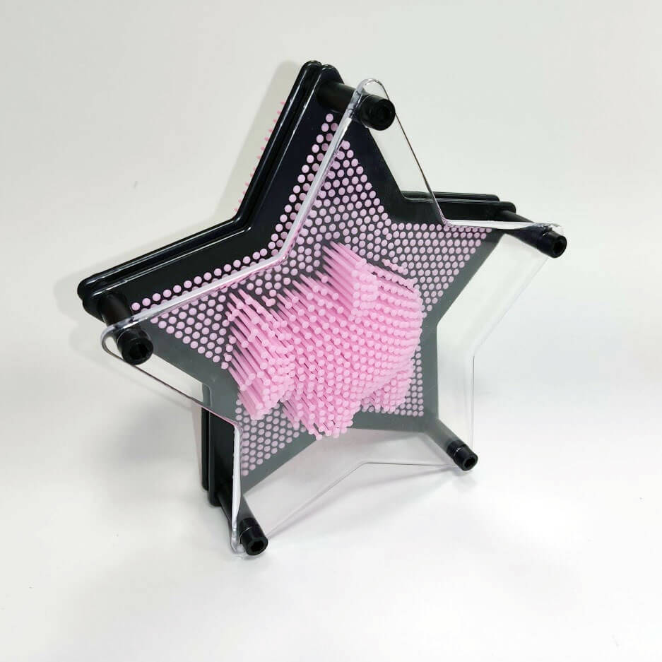 Molde clavos con forma de estrella