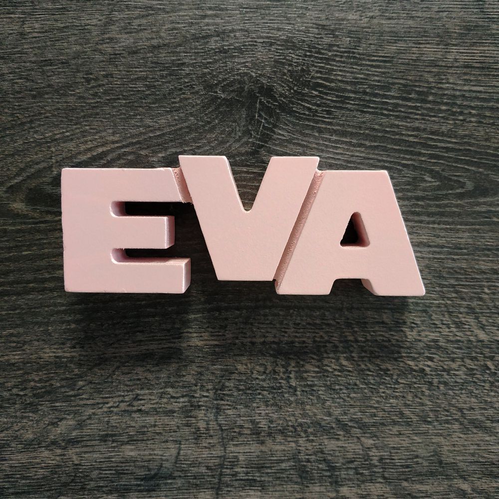 Nombres de chica para decorar de madera MDF
