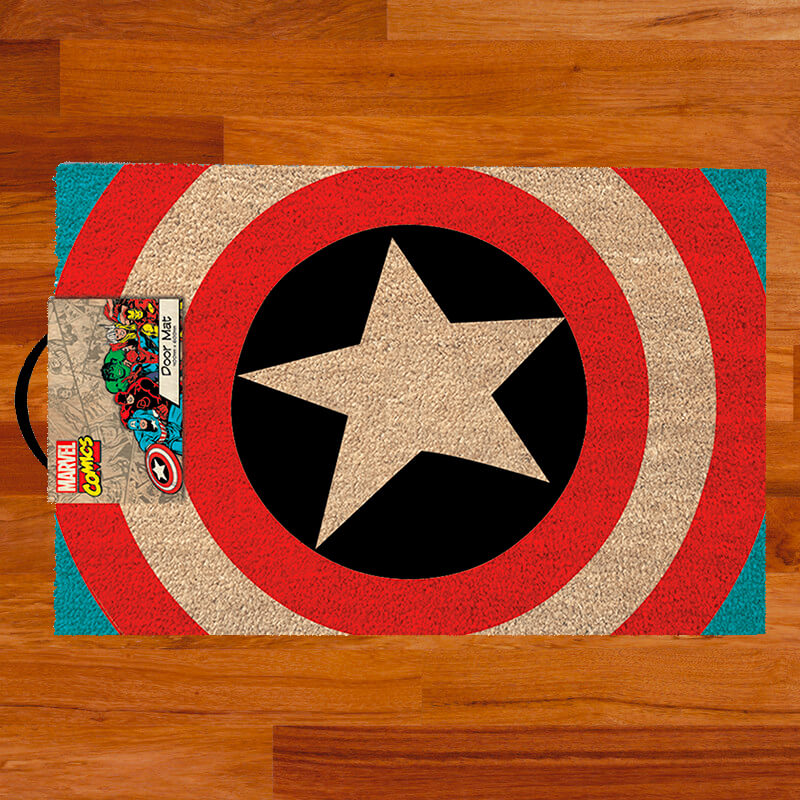 Felpudo escudo Capitán América