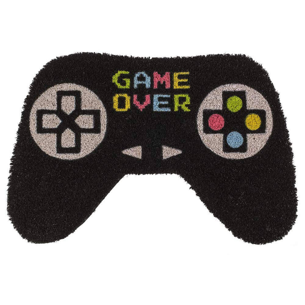 Felpudo Game Over con forma de mando de videoconsola