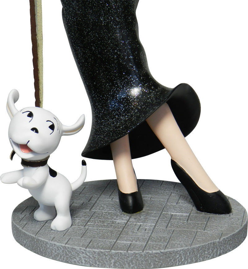 Figura Betty Boop paseando a Pudgy