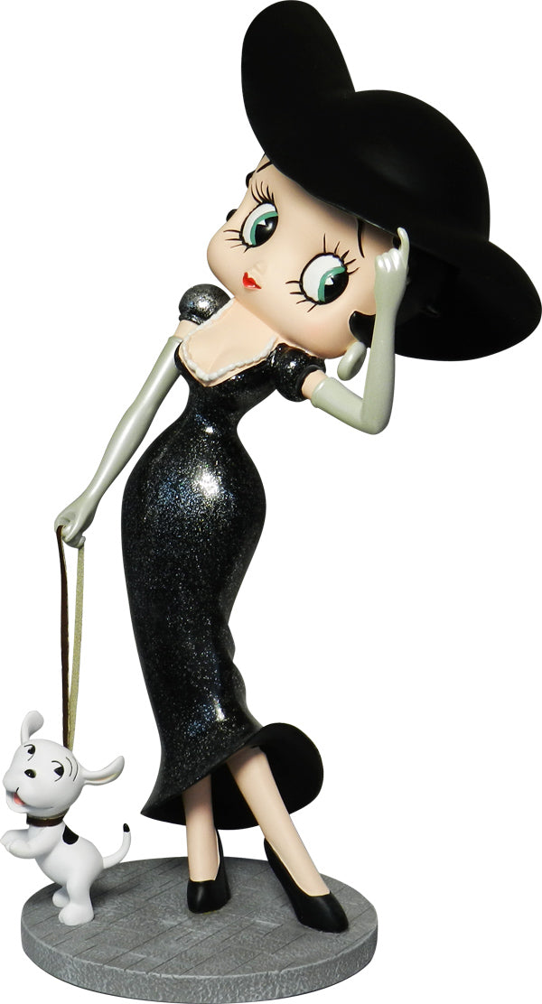 Figura Betty Boop paseando a Pudgy