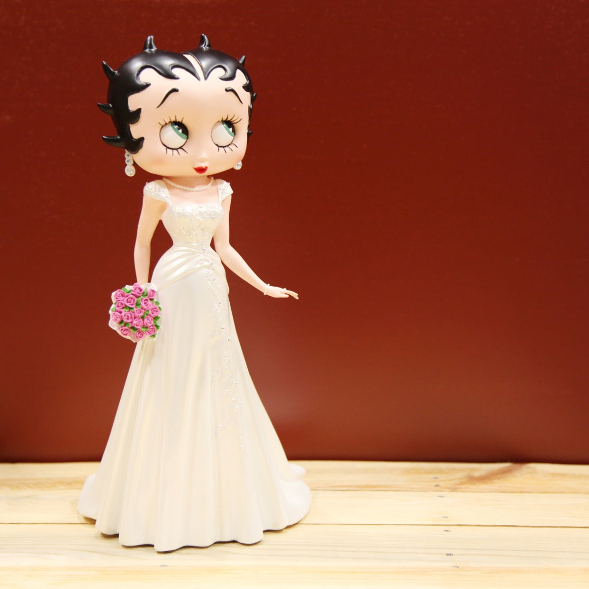 Figura Betty Boop vestido de novia - Wakabanga