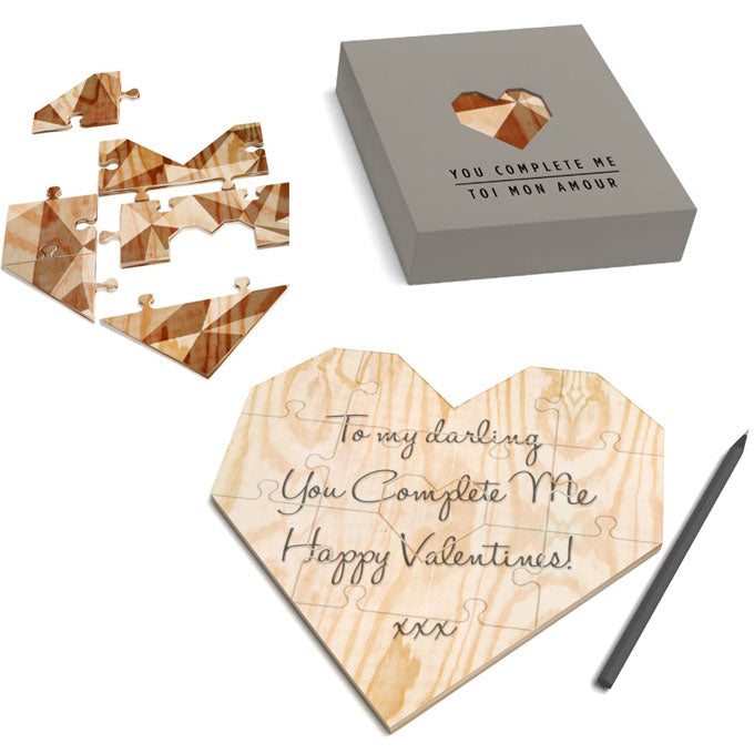 Puzzle Corazón Personalizable