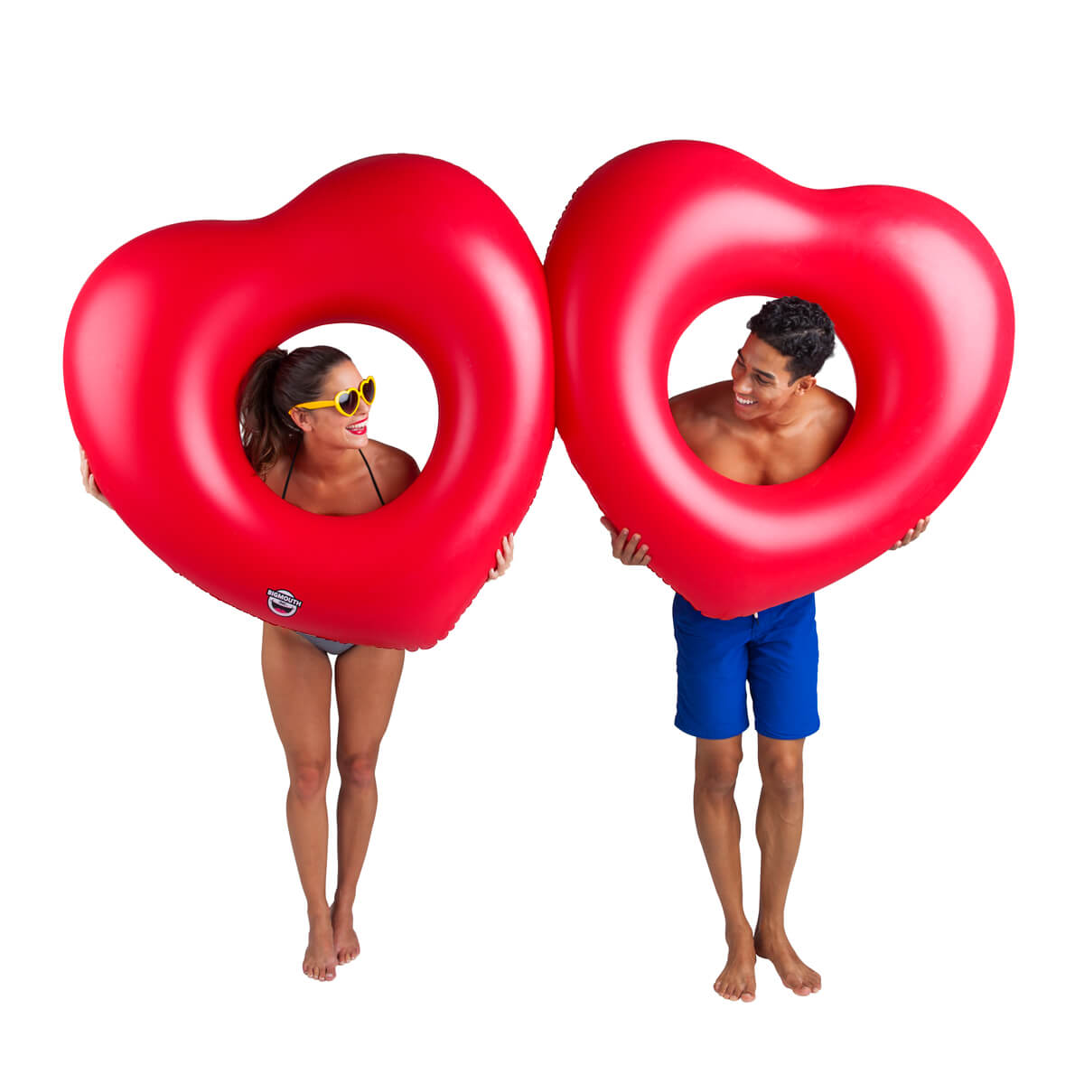 Flotador doble Corazones gigantes
