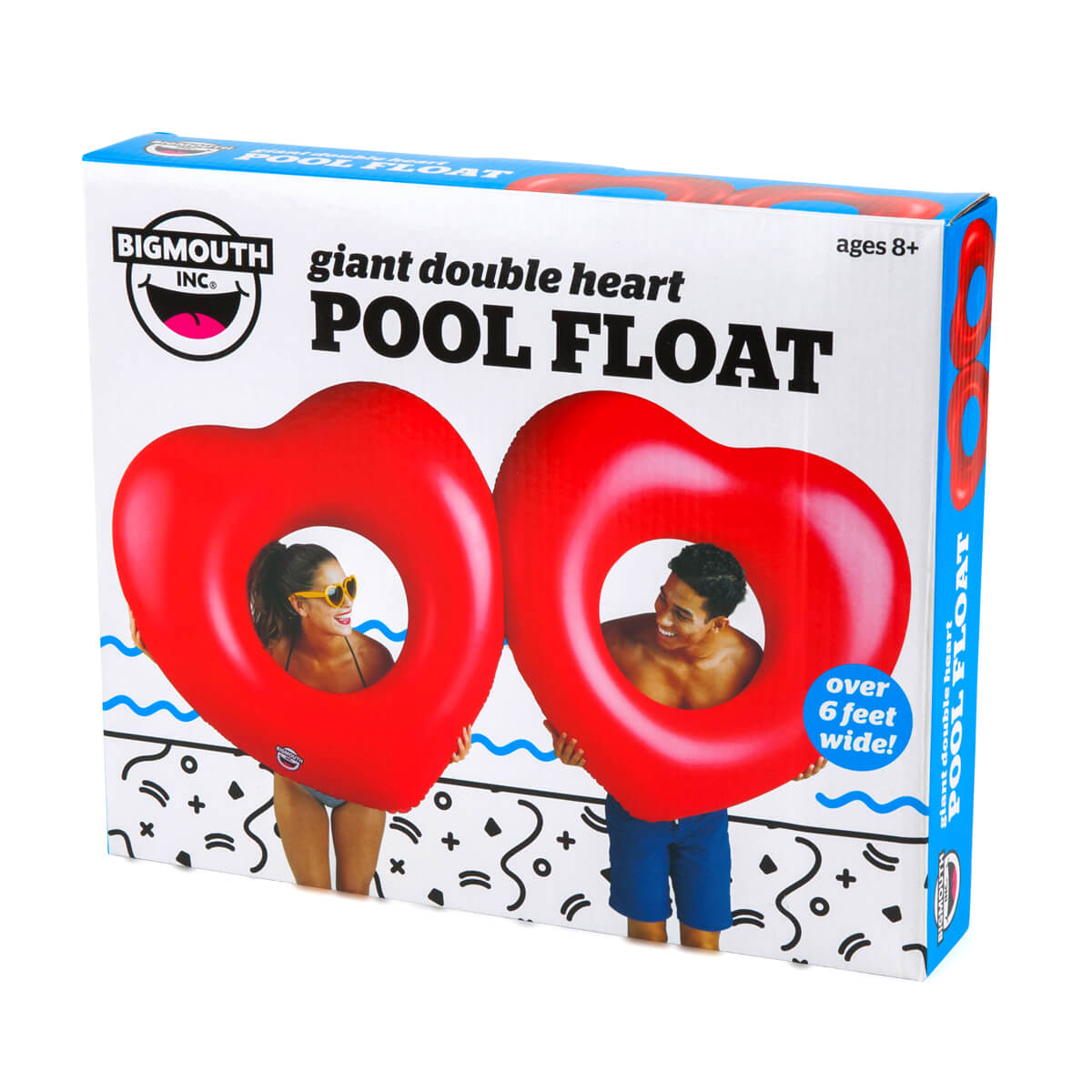 Flotador doble Corazones gigantes