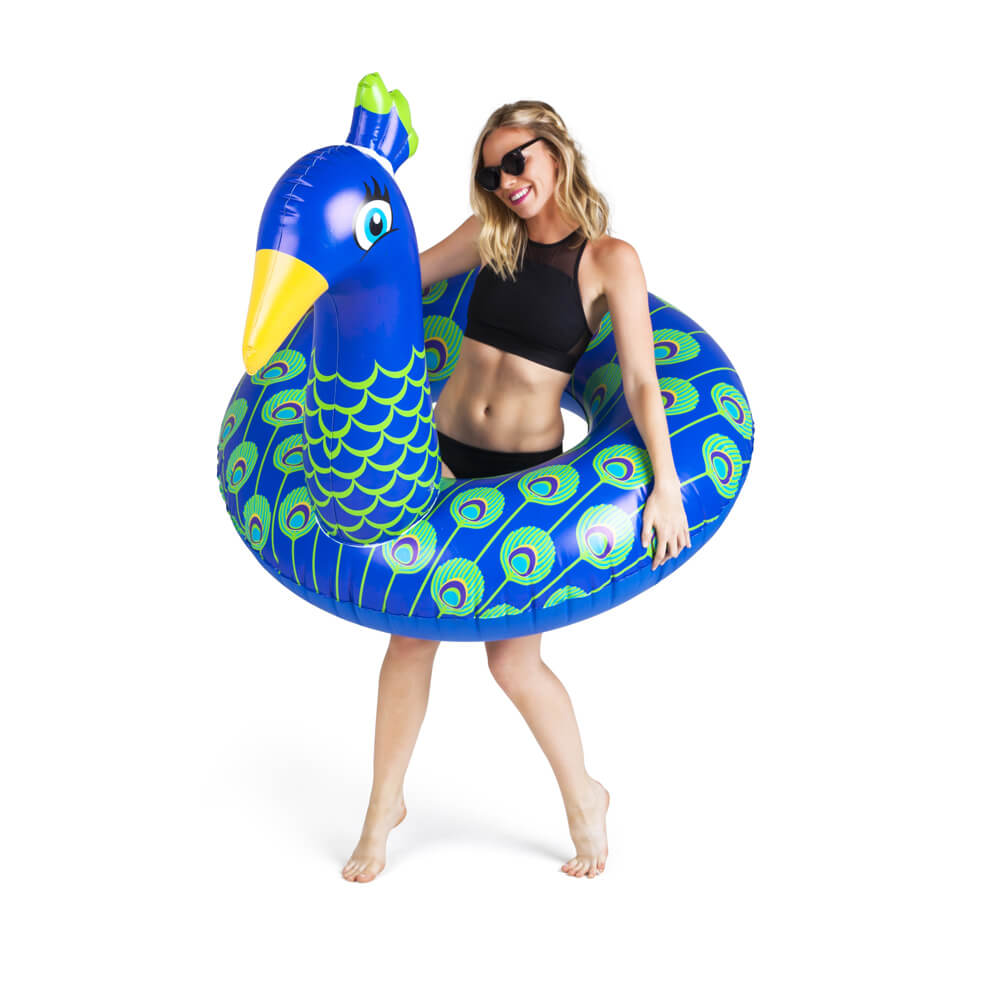 Flotador Pavo Real gigante hinchable