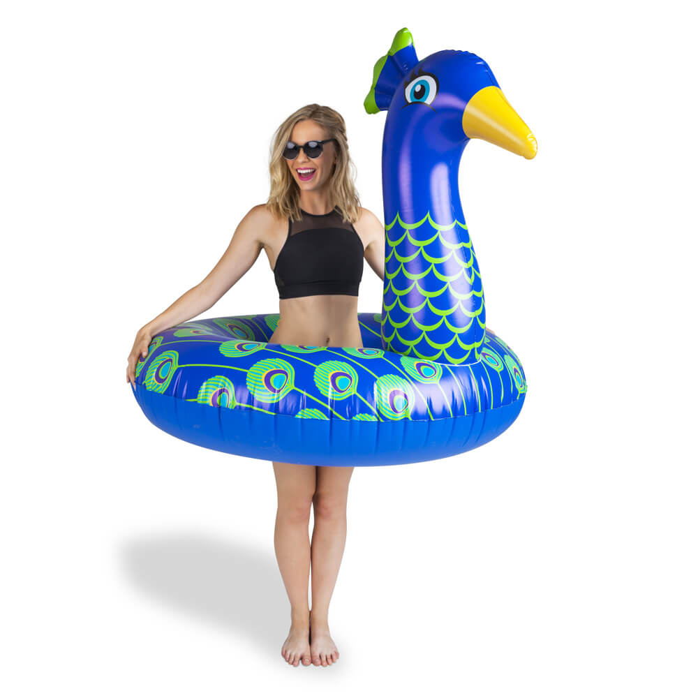 Flotador Pavo Real gigante hinchable
