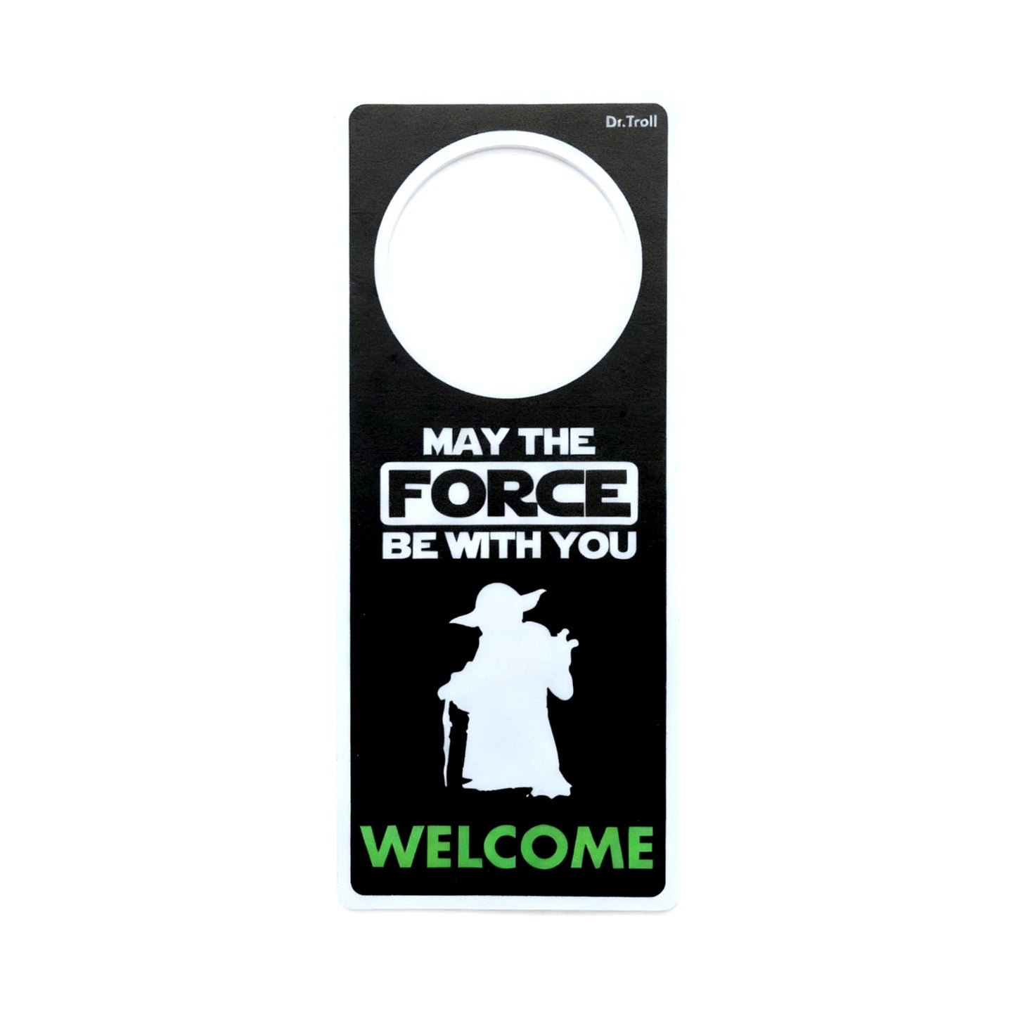 Colgador de puertas (poming) Yoda, Disturb me You Must Not