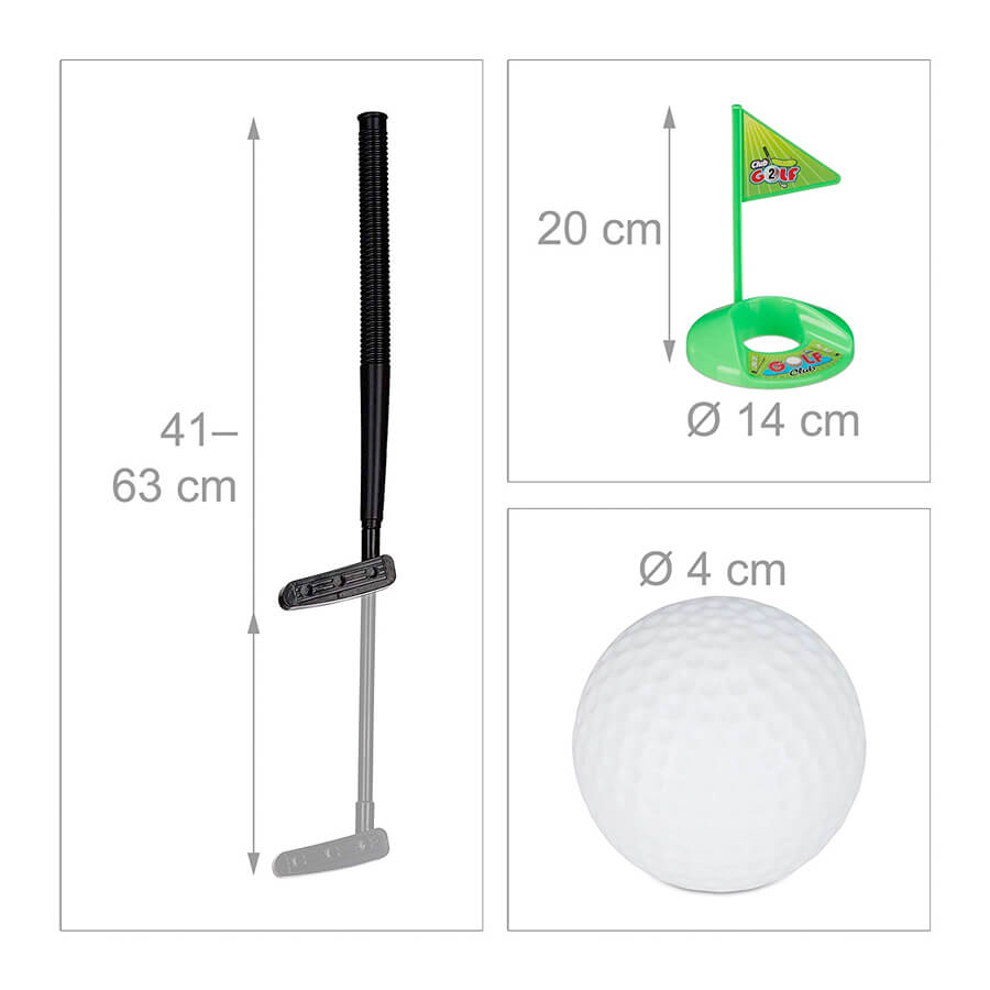 Kit juego de golf para WC y el cuarto de baño