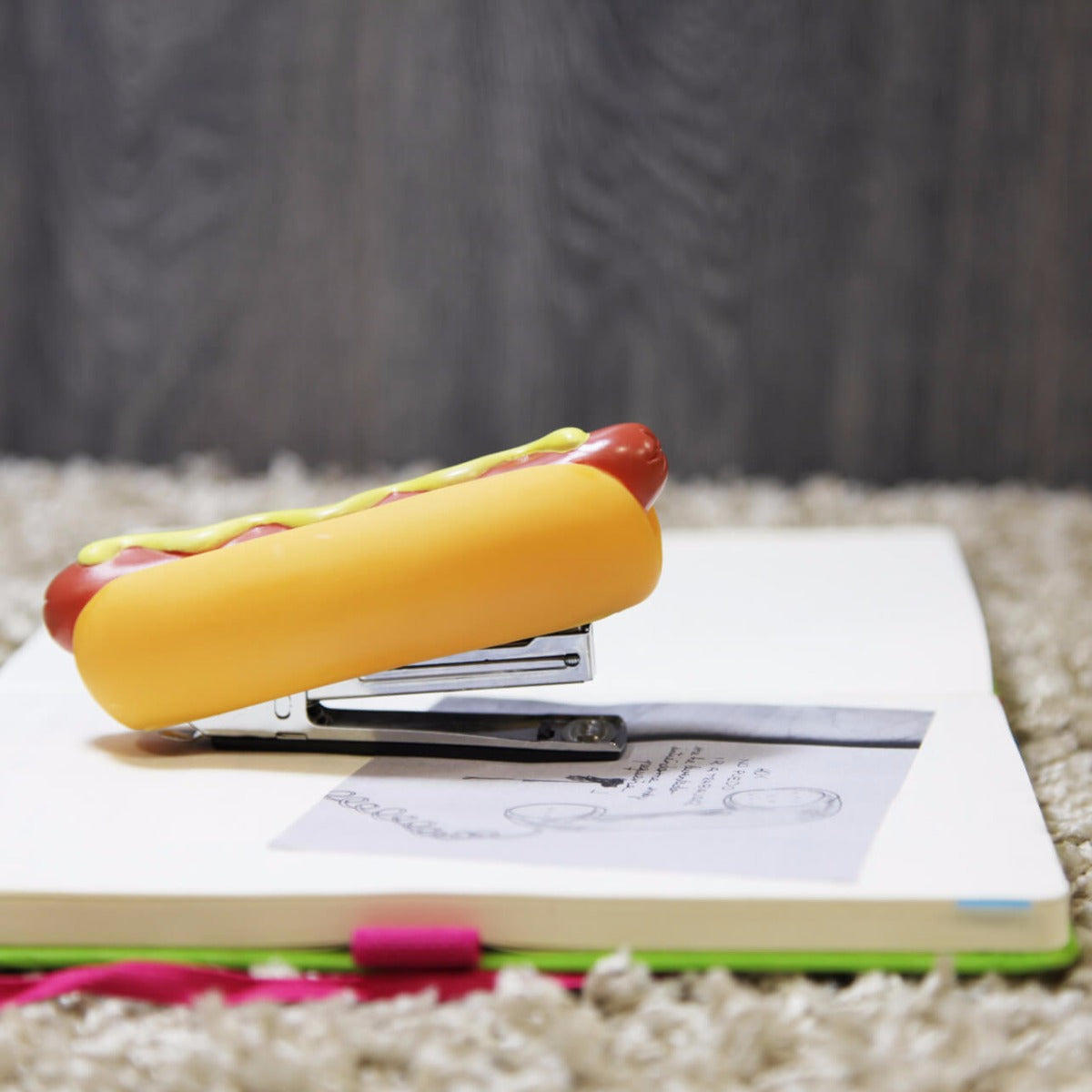 Grapadora Hotdog con mostaza