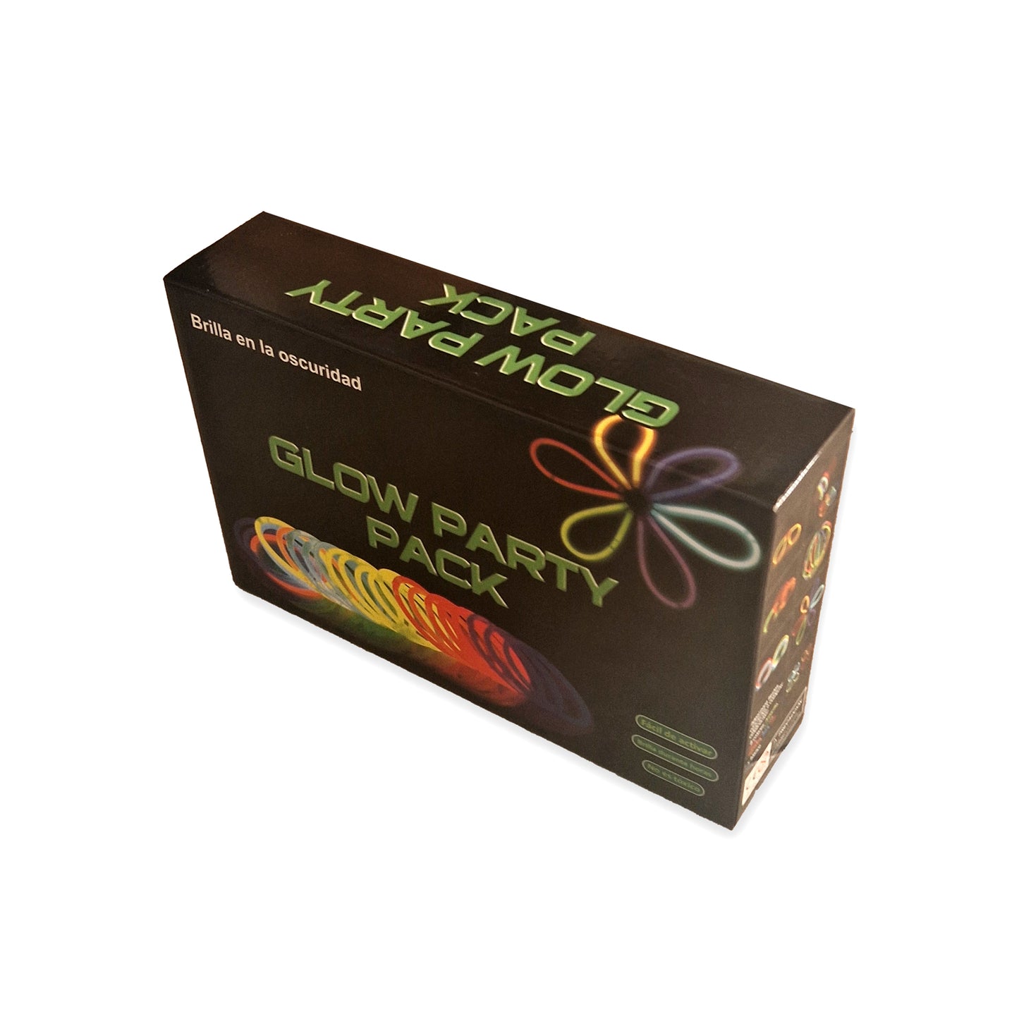 Glow Party Pack, set de fiesta complementos fluorescentes