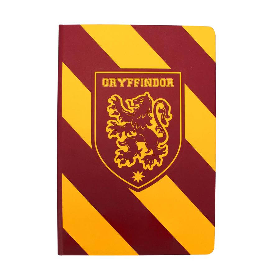 Libreta A5 rayas Gryffindor, de Harry Potter