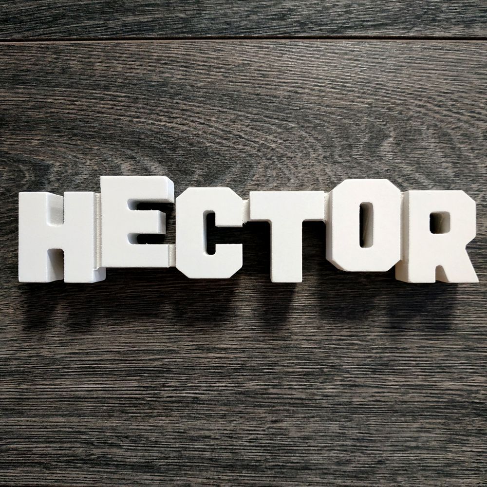 Nombres de chico para decorar de madera MDF