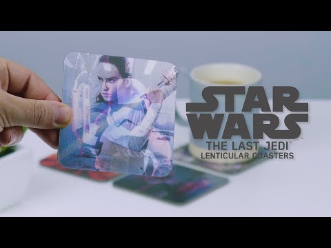 Posavasos efecto 3D The Last Jedi Star Wars