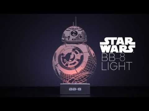 Lámpara ambiental droide BB-8