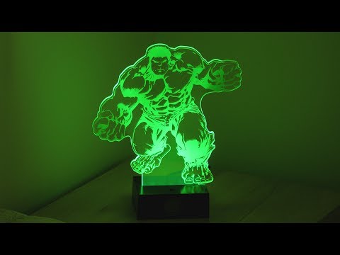 Lámpara Hulk Marvel Avengers