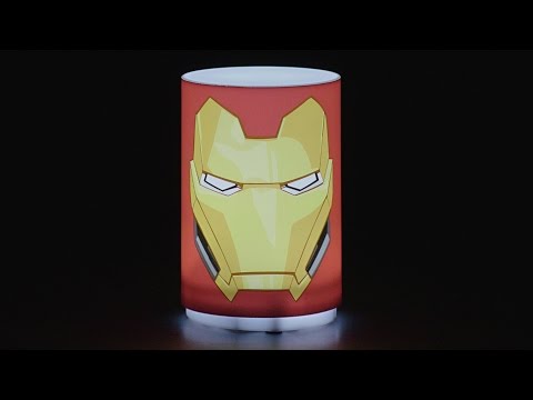 Punto de luz con sonido Iron man