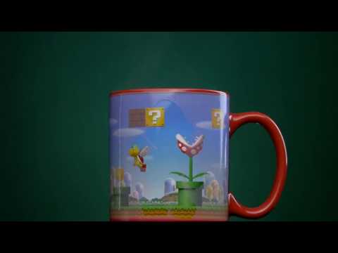 Taza Super Mario 3D sensible al calor