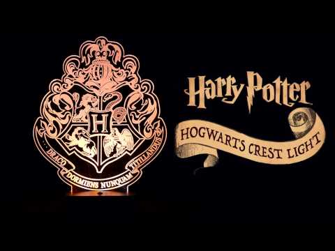 Lámpara ambiental escudo Hogwarts: Harry Potter