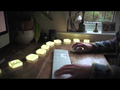 Letras luminosas Scrabble