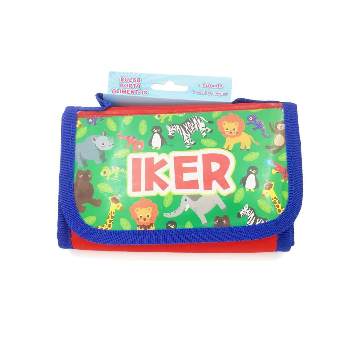 Bolsa térmica infantil porta alimentos con nombres de Niño