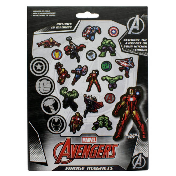 Set 18 Imanes Avengers de Marvel
