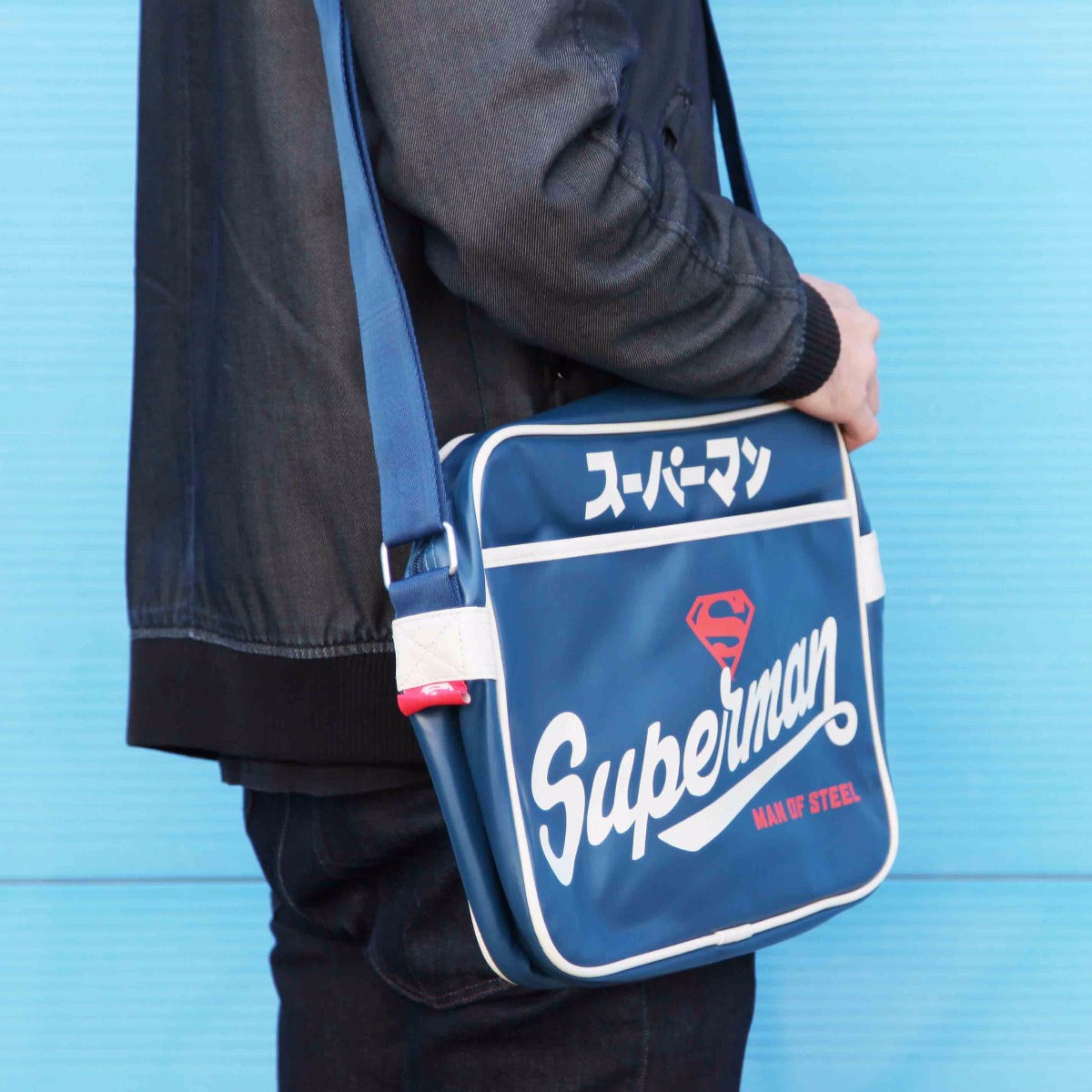 Bolsa bandolera Superman Japón retro