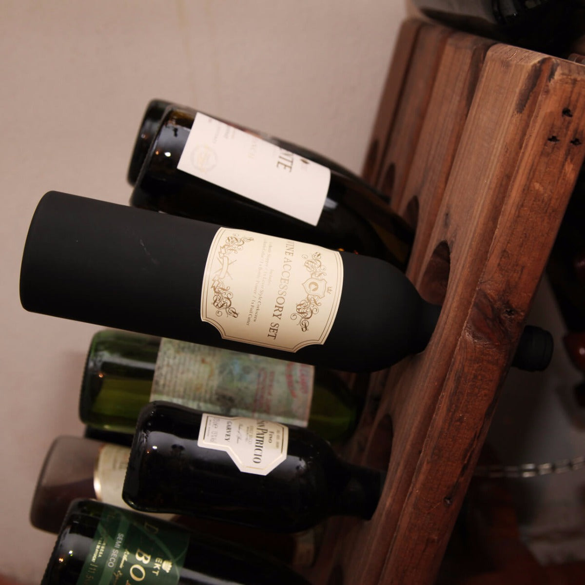 Kit accesorios botella de vino