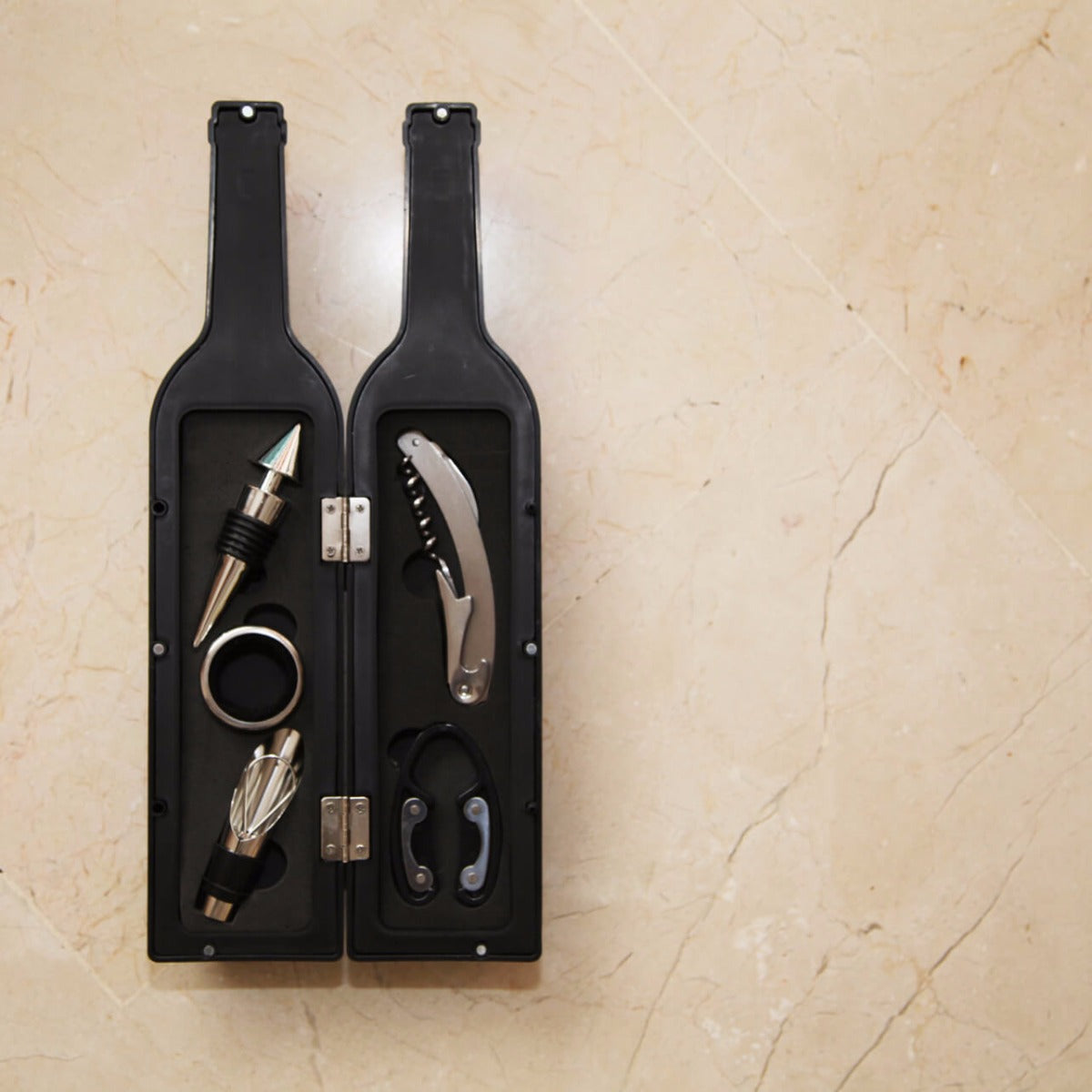 Kit accesorios botella de vino