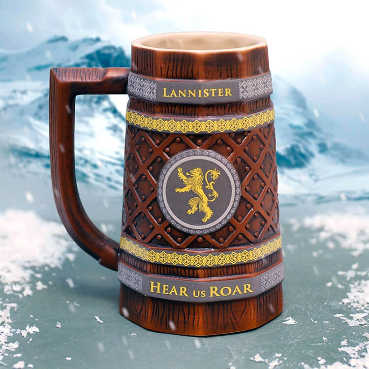 Jarra de Cerveza Lannister Juego de Tronos